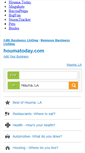 Mobile Screenshot of localbusiness.houmatoday.com