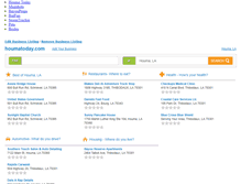 Tablet Screenshot of localbusiness.houmatoday.com